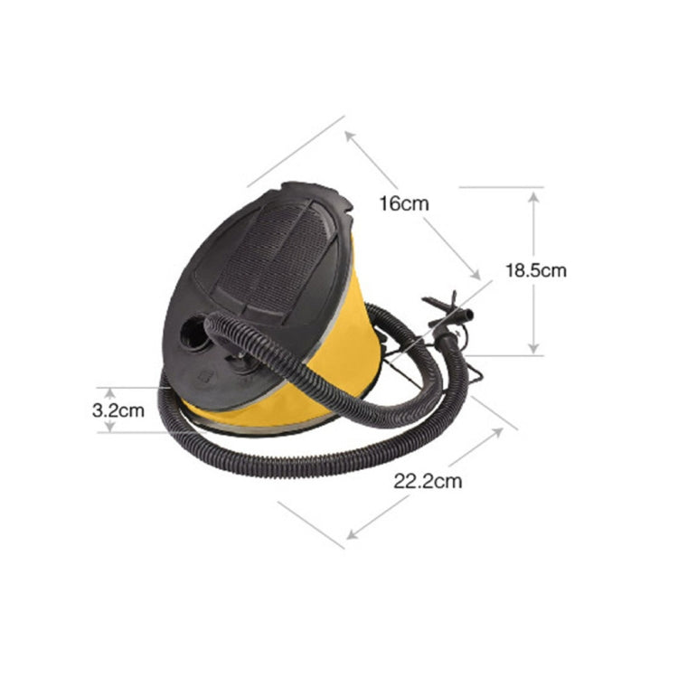 3L Foot Pump Foot-Operated Inflatable Pump for Inflatable Bed / Swimming Ring / Kayak(Yellow) - Marine Accessories & Parts by buy2fix | Online Shopping UK | buy2fix