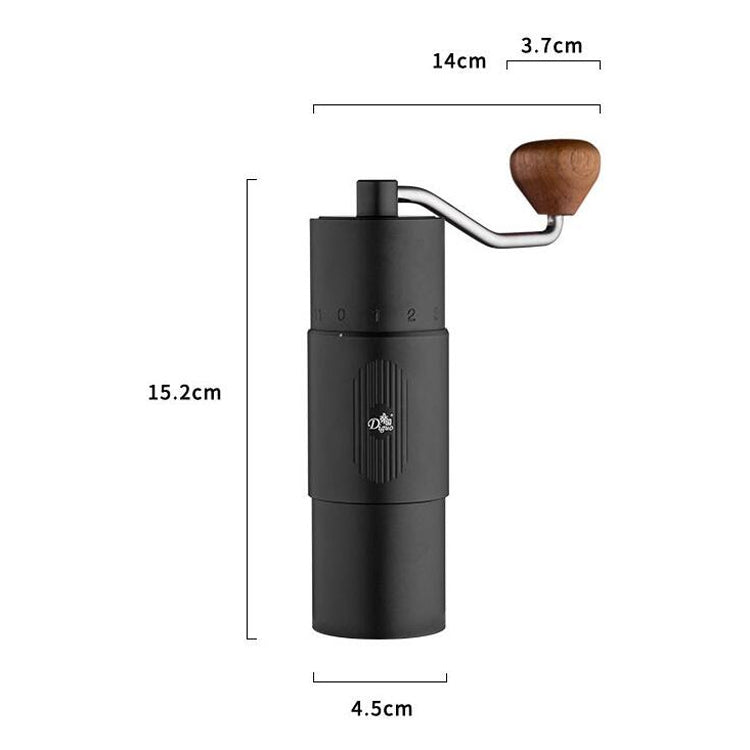 Diguo Hand-Shaking Grinding Machine Adjustable Coffee Bean Grinder Manual Coffee Machine(Black) - Coffee Tools by buy2fix | Online Shopping UK | buy2fix