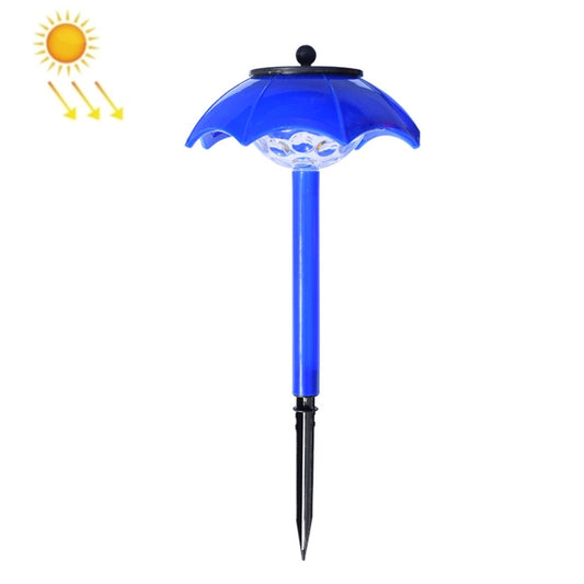 Solar Lawn Umbrella Light Outdoor Rainproof Light Control Garden Decoration Landscape Light(Blue) - Solar Lights by buy2fix | Online Shopping UK | buy2fix