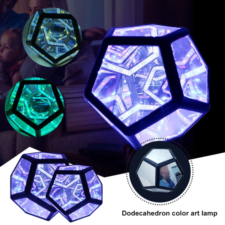 Cool Infinite Dodecahedron Colorful Night Light, Size: 20x20x20cm - Novelty Lighting by buy2fix | Online Shopping UK | buy2fix