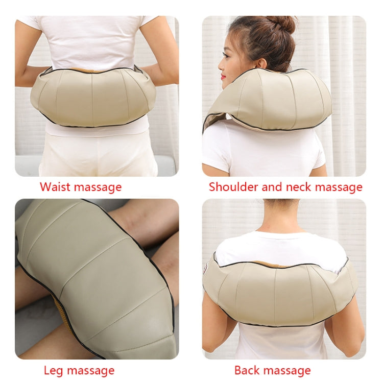 6 Keys Kneading Massage Shawl Cervical Massager, Specification: EU Plug(Black) - Massage & Relaxation by buy2fix | Online Shopping UK | buy2fix