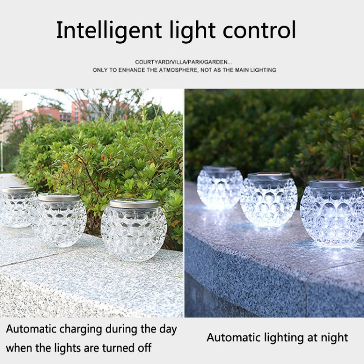 Solar Outdoor Wishing Glass Jar Courtyard Decoration Light(White Light) - Solar Lights by buy2fix | Online Shopping UK | buy2fix