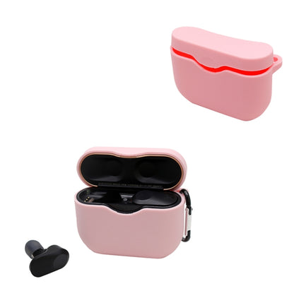 2 PCS Bluetooth Earphone Silicone Protective Cover with Hook For Sony WF-1000XM3(Pink) - Sony Earphone Case by buy2fix | Online Shopping UK | buy2fix