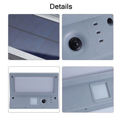 Outdoor Solar Body Sensing LED Lighting Wall Light(White Light) - Solar Lights by buy2fix | Online Shopping UK | buy2fix