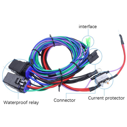 7014G Marine Harness Insertion Plate Tilt Flattening Device Harness Suitable For CMC / TH, Rated voltage: 12V - Marine Accessories & Parts by buy2fix | Online Shopping UK | buy2fix