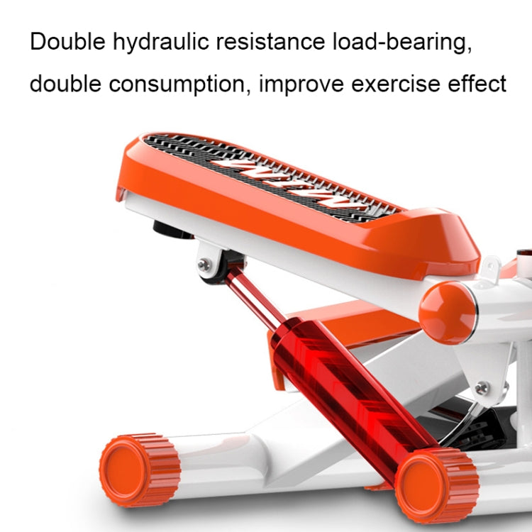 JDHTBJ Double Hydraulic Load Bearing Indoor Small Stepper, Color: Orange - Fitness Equipments by buy2fix | Online Shopping UK | buy2fix