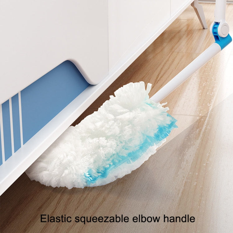 Disposable Household Vacuum Retractable Feather Duster, Style: With Base+2 Clothes - Sponges, Cloths & Brushes by buy2fix | Online Shopping UK | buy2fix