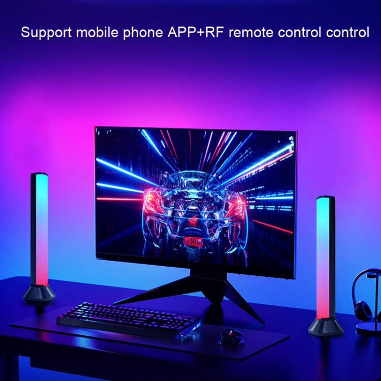 Desktop Voice Control RGB Fantasy Color Pickup Lamp, Style: RF Remote Control - Novelty Lighting by buy2fix | Online Shopping UK | buy2fix