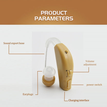 Sound Amplifier Hearing Aid Headphones Sound Collector(EU Plug) - Hearing Aids by buy2fix | Online Shopping UK | buy2fix