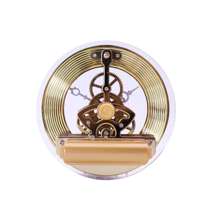 Metal See-through Quartz Clock Gear Clock DIY Accessories 86mm Golden Movement - DIY Clocks by buy2fix | Online Shopping UK | buy2fix