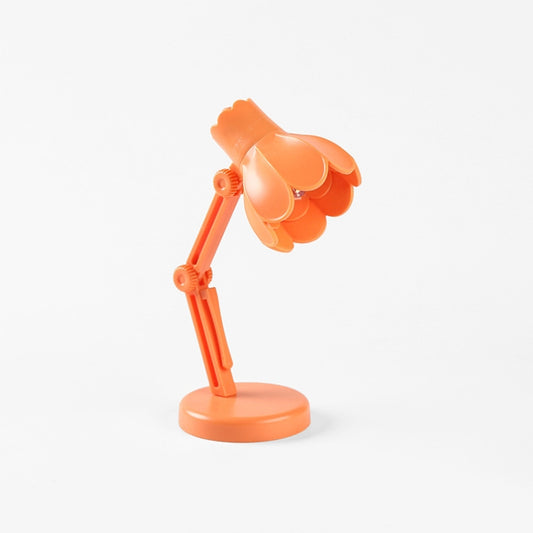 Flower Shape LED Mini Magnetic Table Lamp Foldable Bedside Night Light(09B Orange) - Bedside Light by buy2fix | Online Shopping UK | buy2fix