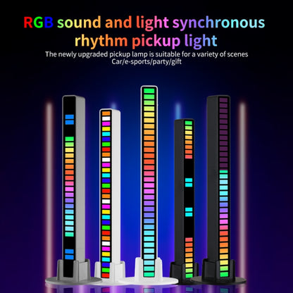 RGB Sound-controlled Rhythmic Response Lights Music Ambient LED Pick-up Lights Plug-in(32 Light+APP Black) - Novelty Lighting by buy2fix | Online Shopping UK | buy2fix