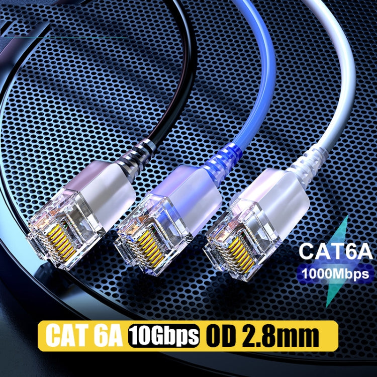 SAMZHE Cat6A Ethernet Cable UTP Network Patch Cable 0.5m(White) - Lan Cable and Tools by SAMZHE | Online Shopping UK | buy2fix