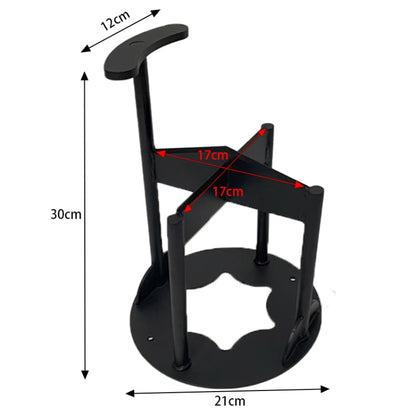 Portable Cross Firewood Splitter Outdoor Camping Manual Wood Splitting Tool - Wood Chopping Tool by buy2fix | Online Shopping UK | buy2fix