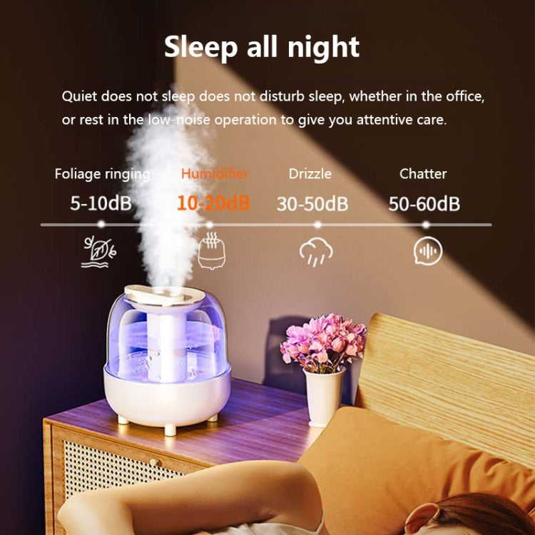 4L Wireless Humidifier USB Oil Diffuser with Night Light(Green) - Air Purifiers & Accessories by buy2fix | Online Shopping UK | buy2fix