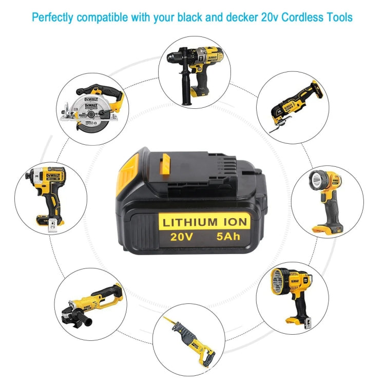 4000mAh For Dewalt DCB180 / DCB181 / DCB200 20V Electrical Tools Spare Battery - Electric Saws & Accessories by buy2fix | Online Shopping UK | buy2fix