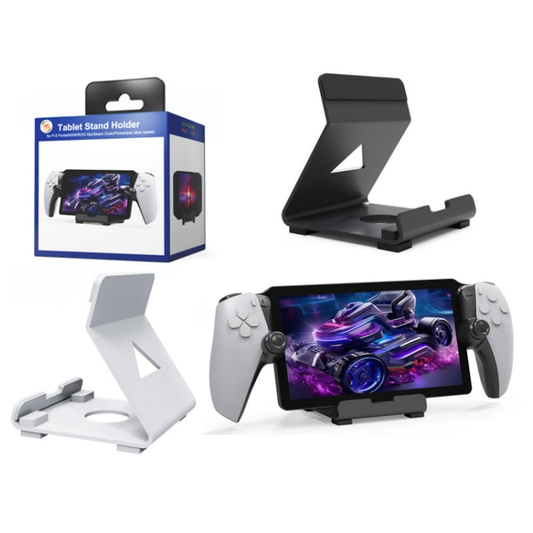 JYS Game Console Desktop Stand For PS Portal / Steam Deck / ROG Ally / Switch / Mobile Phones(White) - Holder by JYS | Online Shopping UK | buy2fix