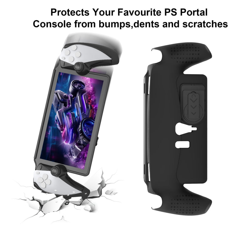 For PlayStation Portal Handle JYS TPU Protective Case With Stand(White) - Cases by JYS | Online Shopping UK | buy2fix