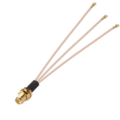 1 In 3 IPX To RPSMAK RG178 Pigtail WIFI Antenna Extension Cable Jumper(20cm) - Connectors by buy2fix | Online Shopping UK | buy2fix