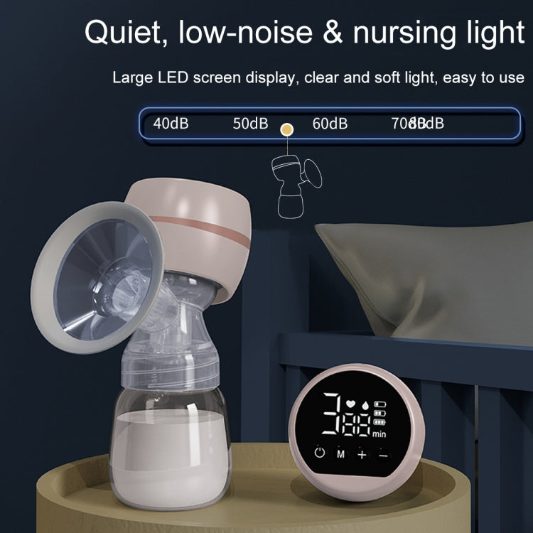 MZ-003 LED Digital Display Smart Adjustable Fully Automatic Massage Painless Silent Breast Pump(Blue) - Cups & Silicone Nipple by buy2fix | Online Shopping UK | buy2fix