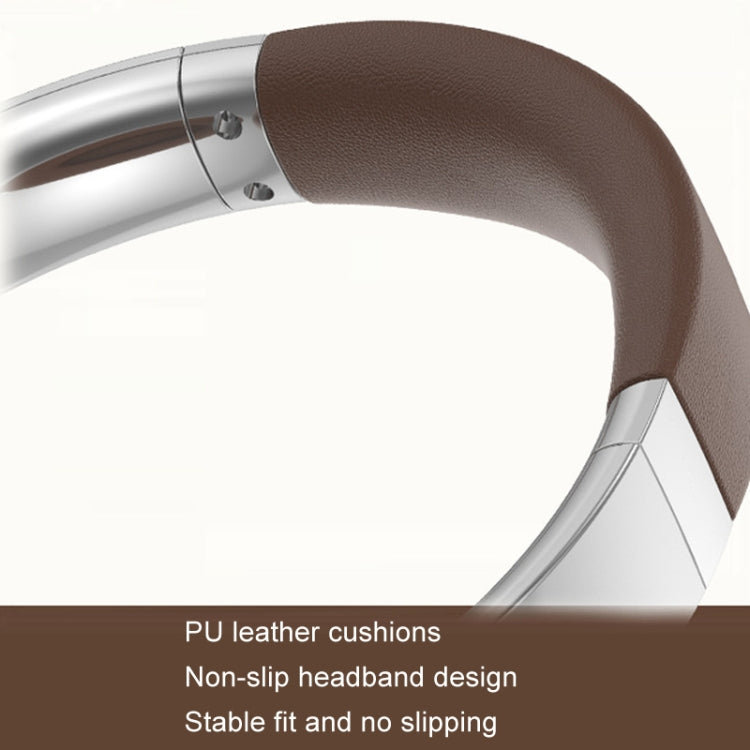 SOYTO VJE901 Retro Bluetooth Headset Metal Headband Wireless Sports Headset(Silver) - Headset & Headphone by SOYTO | Online Shopping UK | buy2fix