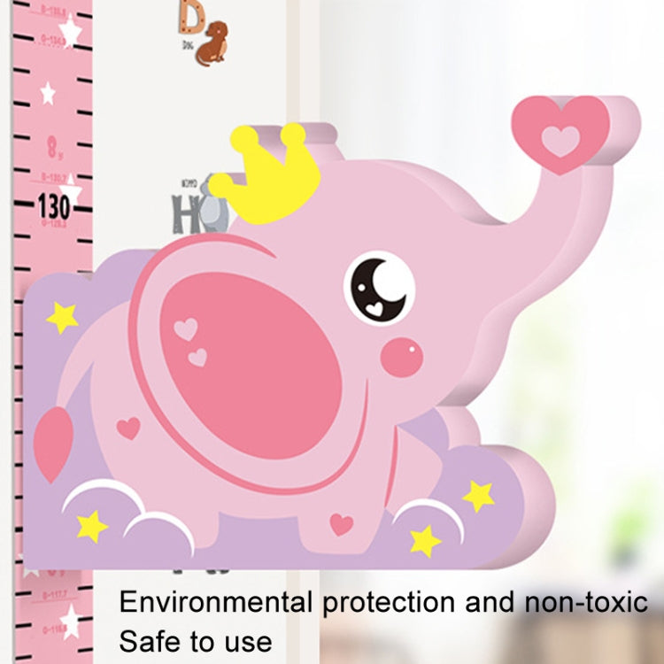 3D Height Paste Children Height Measurement Ruler Magnetic Suction Cartoon Wall Stickers Can Be Removed(Little Cow Sticker Model) - Sticker by buy2fix | Online Shopping UK | buy2fix