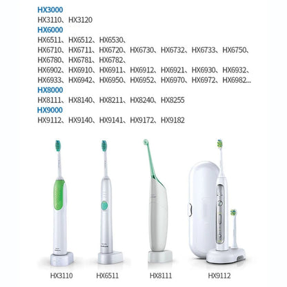 HX6100 UK Plug Charger For Philips Toothbrush HX6730 6511 3216 3226 9112 Etc - Toothbrushes by buy2fix | Online Shopping UK | buy2fix