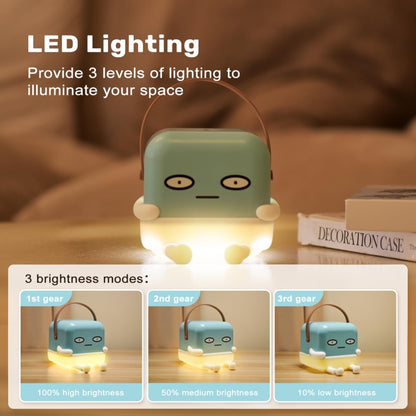 ICARER FAMILY IF-C01 Cartoon Adjustable Phone Holder Night Light With Wireless Charger(Ice Cubes) - Night Lights by ICARER FAMILY | Online Shopping UK | buy2fix