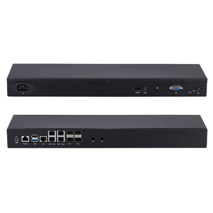 Qotom Q20332G9 1U Rack Mini PC  ATOM C3758 8 Cores 4x 10G SFP+/ 5x 2.5G LAN 16G RAM 128G SSD - Barebone Mini PCs by Qotom | Online Shopping UK | buy2fix