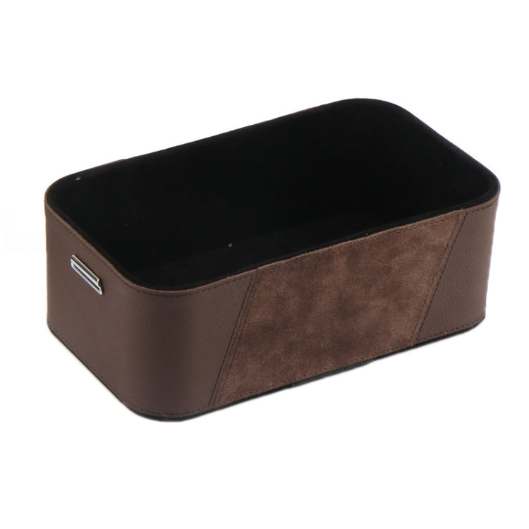 Car Multifunctional Dashboard Armrest Box Water Cup Storage Box, Color: Large Brown - Stowing Tidying by buy2fix | Online Shopping UK | buy2fix