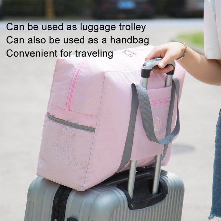 Thickened Luggage Bag Can Put Trolley Case Folding Travel Bag(Black) - Handbags by buy2fix | Online Shopping UK | buy2fix