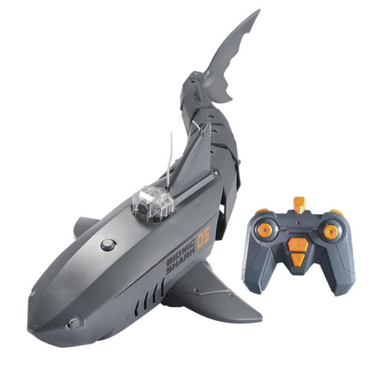 RC Shark Water Toy With Photo And Video Camera Radio Controlled Boat Toy For Children(Gray) - RC Cars by buy2fix | Online Shopping UK | buy2fix