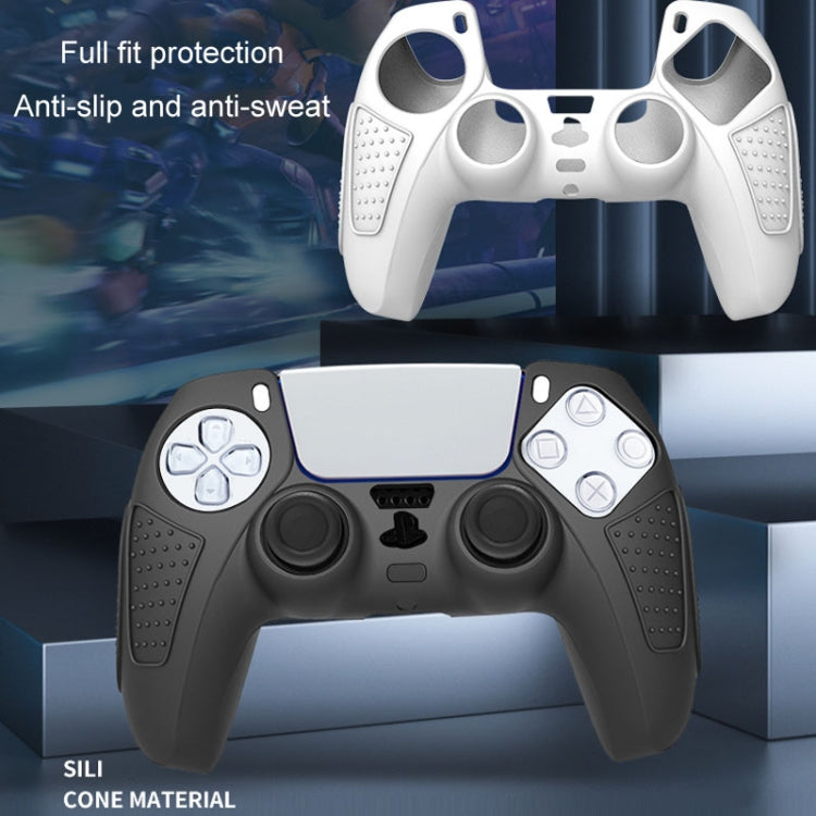 For PS5 Gamepad Silicone Protective Case Anti-Skid Soft Silicone Cover, Color: White - Cases by buy2fix | Online Shopping UK | buy2fix