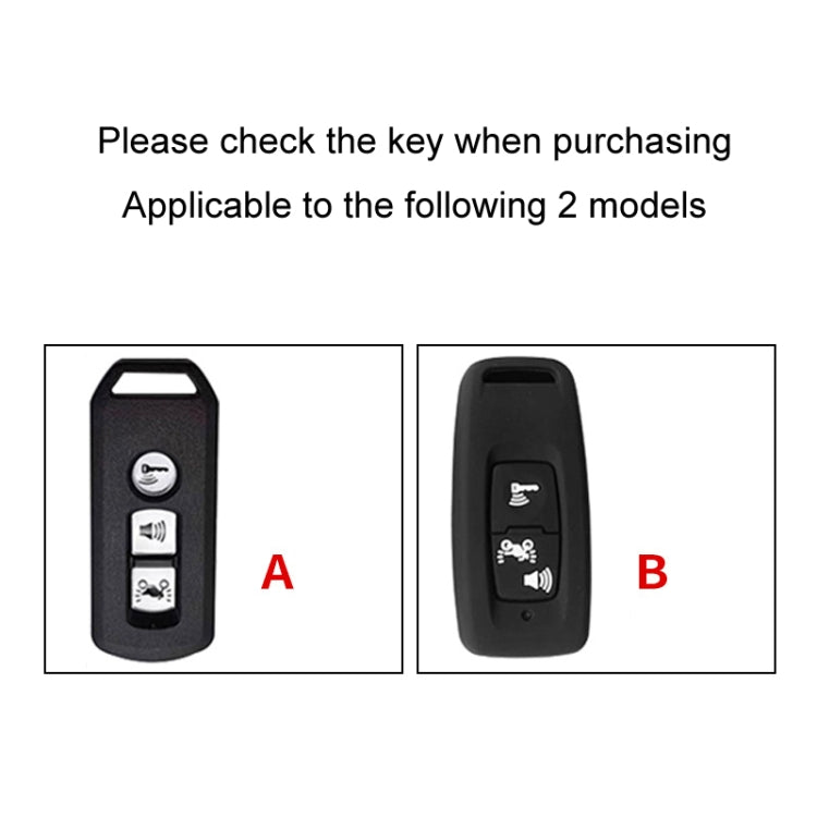 For Honda Motorcycle Key Cover Multifunctional Keychain Anti-lost Number Plate(B) - Car Key Cases by buy2fix | Online Shopping UK | buy2fix