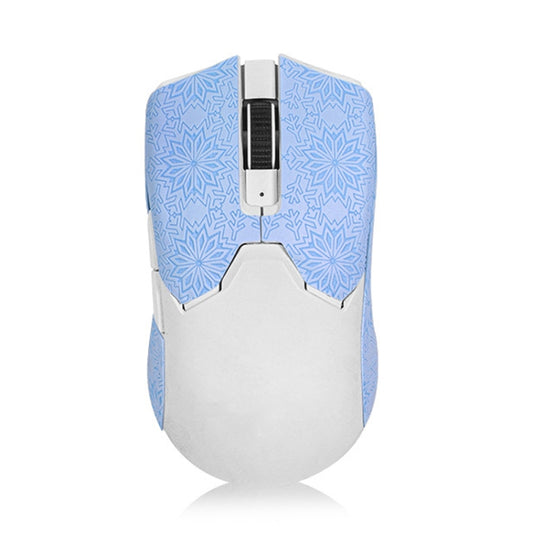 Snowflake Pattern Anti-slip Mouse Stickers For Razer Viper V2 Pro Blue Half Surround - Silicone / Sticker by buy2fix | Online Shopping UK | buy2fix