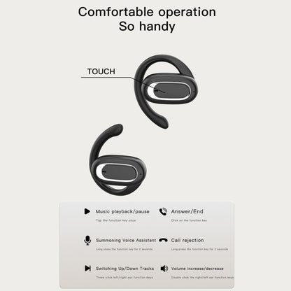 T35 OWS Adjustable Ear-Hook Call Noise Reduction Wireless Bluetooth 5.3 Earphones(Skin-color) - Bluetooth Earphone by buy2fix | Online Shopping UK | buy2fix