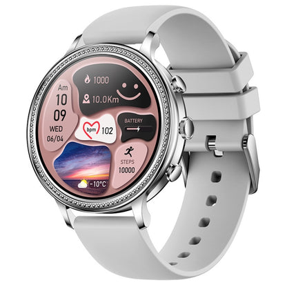 V60 1.39 Inch Health Monitoring Multifunctional Waterproof Bluetooth Call Smart Watch, Color: Silver - Smart Watches by buy2fix | Online Shopping UK | buy2fix