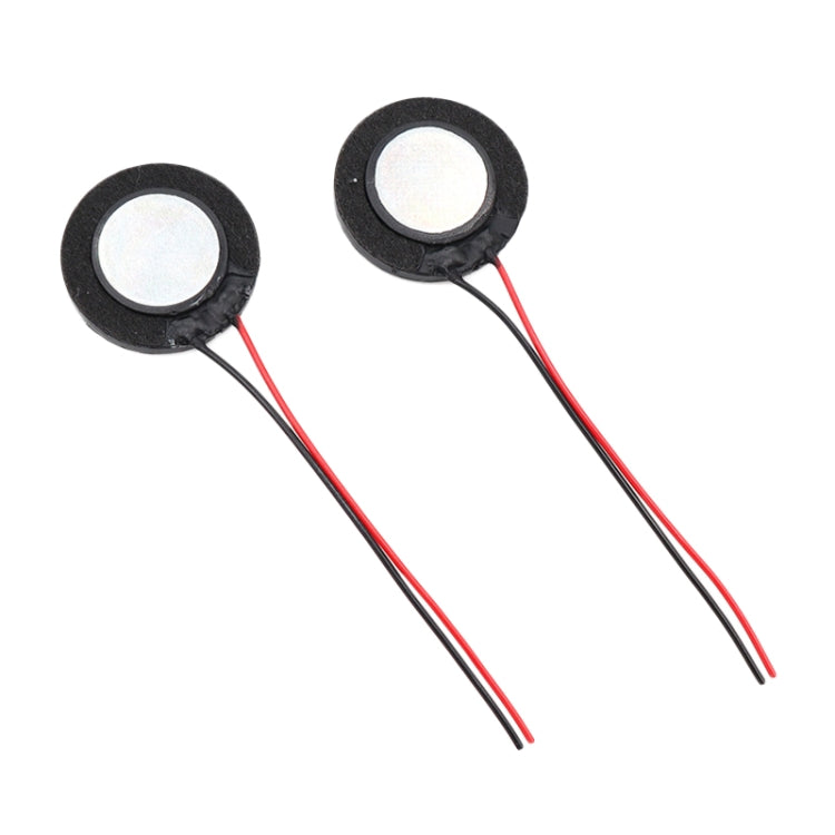 2PCS 20mm 8Ohm 0.5W/1W For Medical Toys Security Plastic Speaker Internal Magnetic Welding Wire Voice Speaker - Midrange Speaker & Frequency Divider by buy2fix | Online Shopping UK | buy2fix