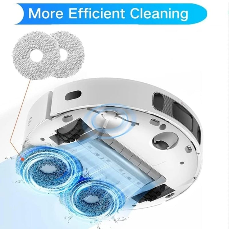 For Dreame L20 Ultra / X20 Pro / X20 Pro Plus Robot Vacuum Accessories 1pair Black Side Brush - For Xiaomi Accessories by buy2fix | Online Shopping UK | buy2fix