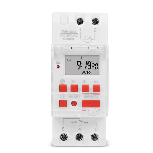 SINOTIMER TM919B-5V 30A Programmable Digital Timer Switch Automatic Cycle Timing Controller - Switch by SINOTIMER | Online Shopping UK | buy2fix