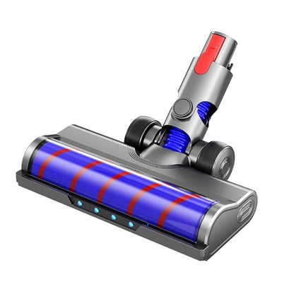 For Dyson V7 V8 V10 V11 V15 V8 Slim Vacuum Cleaner Soft Velvet Floor Brush Head with LED Lighting Independent Motor - For Dyson Accessories by buy2fix | Online Shopping UK | buy2fix