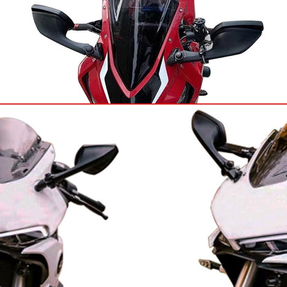 Motorcycle Modification Reversing Mirror Accessories For Kawasaki(Black) - Side Mirrors by buy2fix | Online Shopping UK | buy2fix