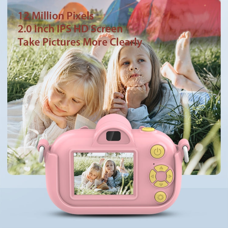 DC501 2.0-Inch 4X Zoom HD Digital Camera Mini Children Photography Camera, Color: Blue+32G - Children Cameras by buy2fix | Online Shopping UK | buy2fix