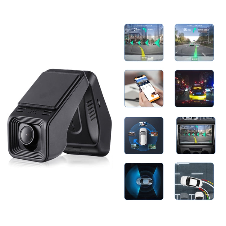 Android ADAS HD Night Vision 1080P USB Driving Recorder, Model: Single Lens WIFI Version(16G Memory Card) - Car DVRs by buy2fix | Online Shopping UK | buy2fix