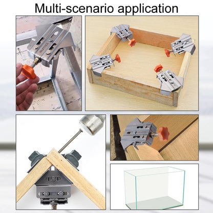 RUITOOL Woodworking Quick Splicing Positioner Stainless Steel Right Angle Fixing Clip, Model: Closed Type - Clamps by RUITOOL | Online Shopping UK | buy2fix