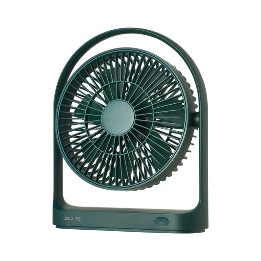 JisuLife FA19 4000mAh Wireless Rechargeable Desktop Mini Fan Silent Portable Fan(Green) - Electric Fans by buy2fix | Online Shopping UK | buy2fix