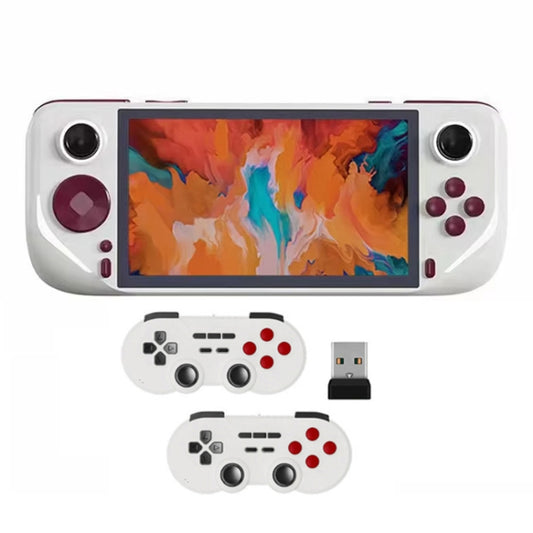 2+32G FC Joystick Dual System Handheld Game Console GBA Game Console, Color: White With Gamepad - Pocket Console by buy2fix | Online Shopping UK | buy2fix