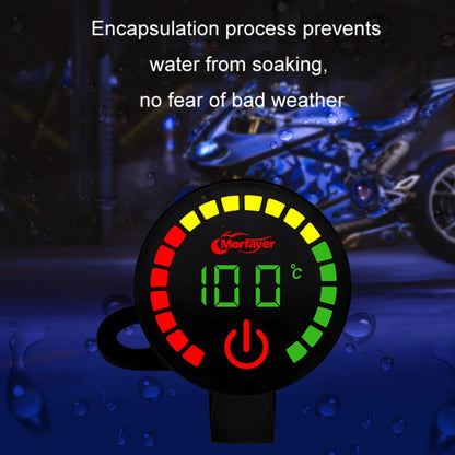 Morfayer Motorcycle Dual Display Intelligent Alarm Power Meter, Model: Water Temperature Meter(Random Color Delivery) - Electrical Instruments by Morfayer | Online Shopping UK | buy2fix