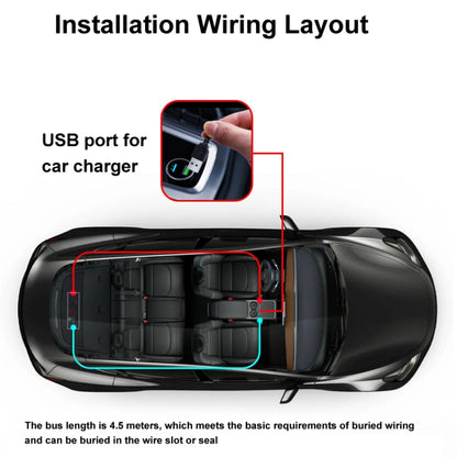 10.2x34.8cm（20 x 64 LEDs） Car Flexible Display Advertising Screen APP Bluetooth Smart Screen - Car Monitor by buy2fix | Online Shopping UK | buy2fix