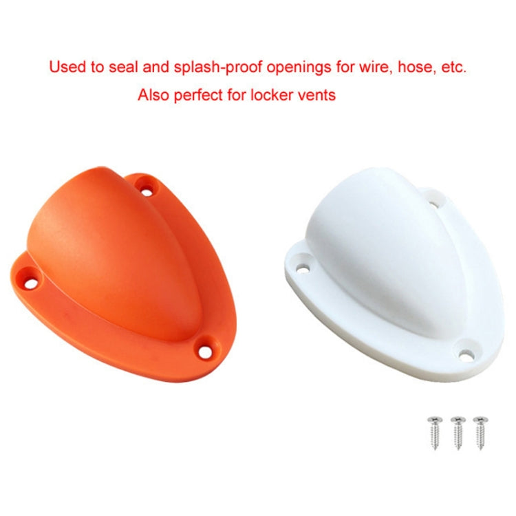 Marine Plastic Air Outlet Vents Water Outlet Cover Caps, Color: Large White - Marine Accessories & Parts by buy2fix | Online Shopping UK | buy2fix